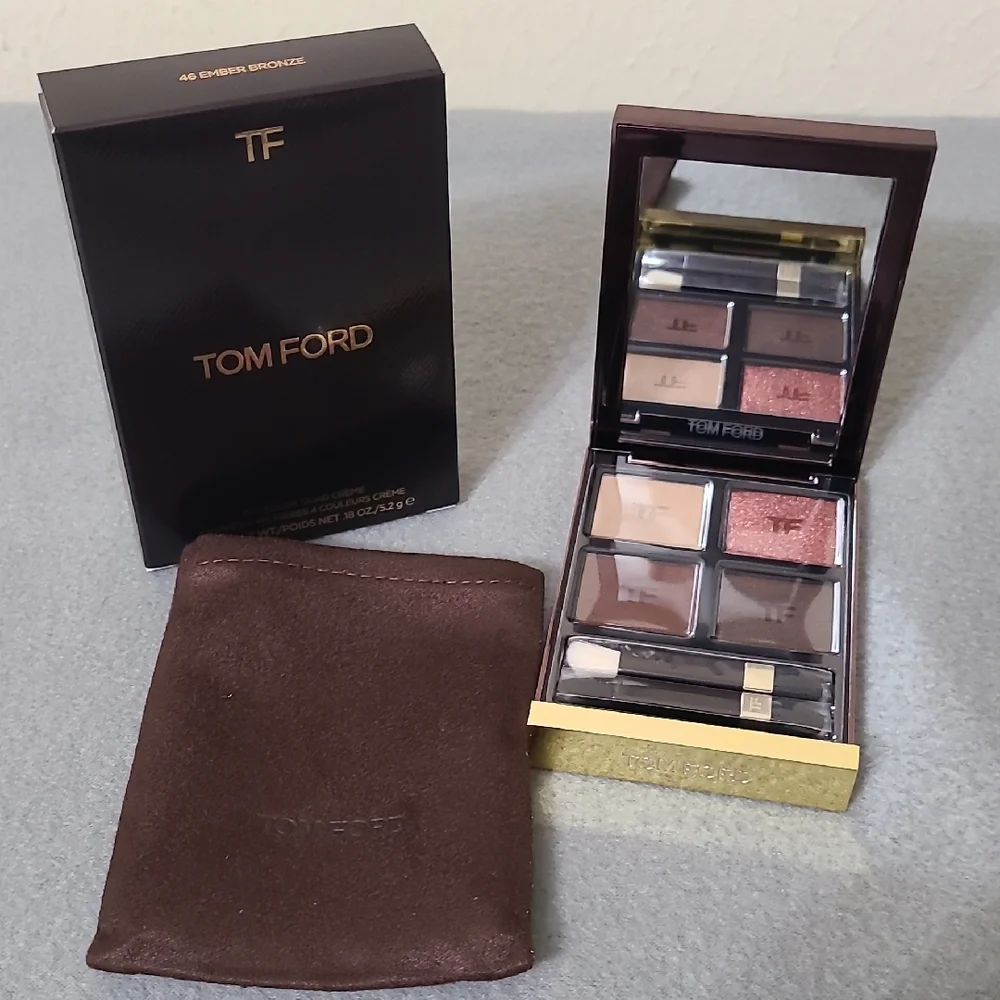 Tom Ford Eye Color Quad Eye Shadow Palette 46 Ember Bronze .18oz/5.2g NEW IN BOX